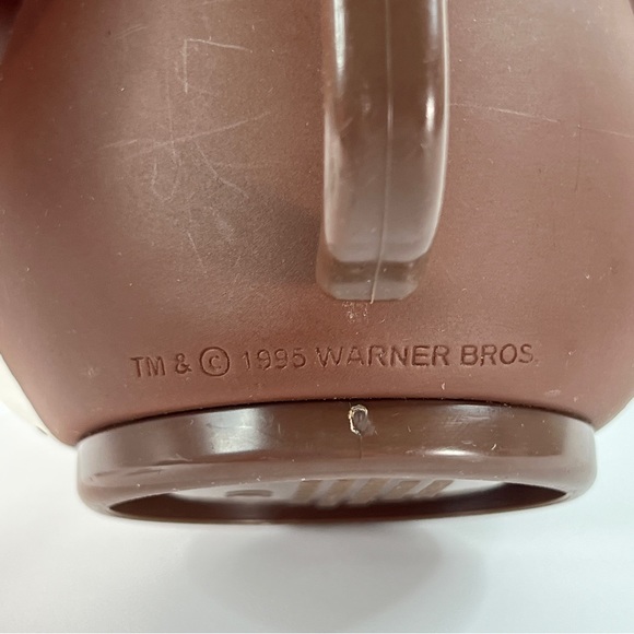 TAZ Tasmanian Devil 1995 3D Warner Bros Looney Tunes Applause Retro Cup Mug - Picture 5 of 14